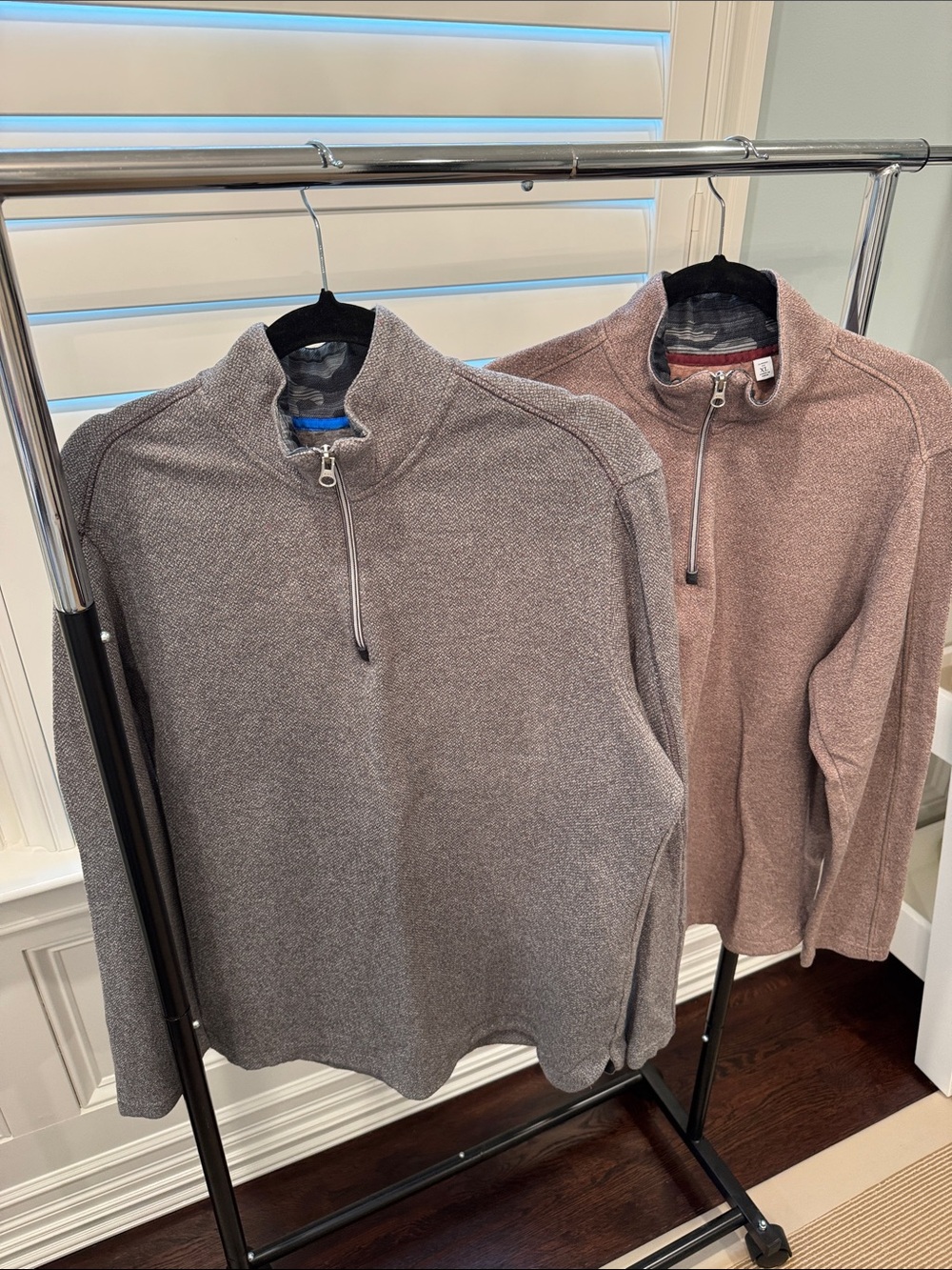 TWO Robert Graham Quarter Zips